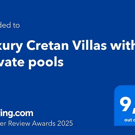 Luxury Cretan With Private Pools Gallos